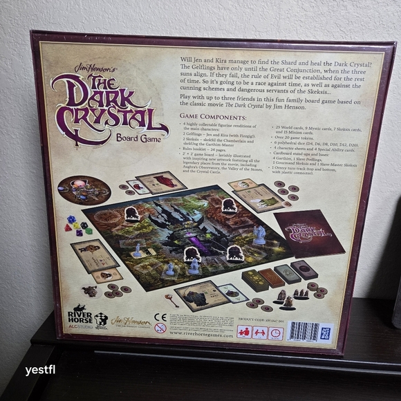 Sealed Jim Henson The Dark Crystal Board Game 80s - Picture 2 of 3